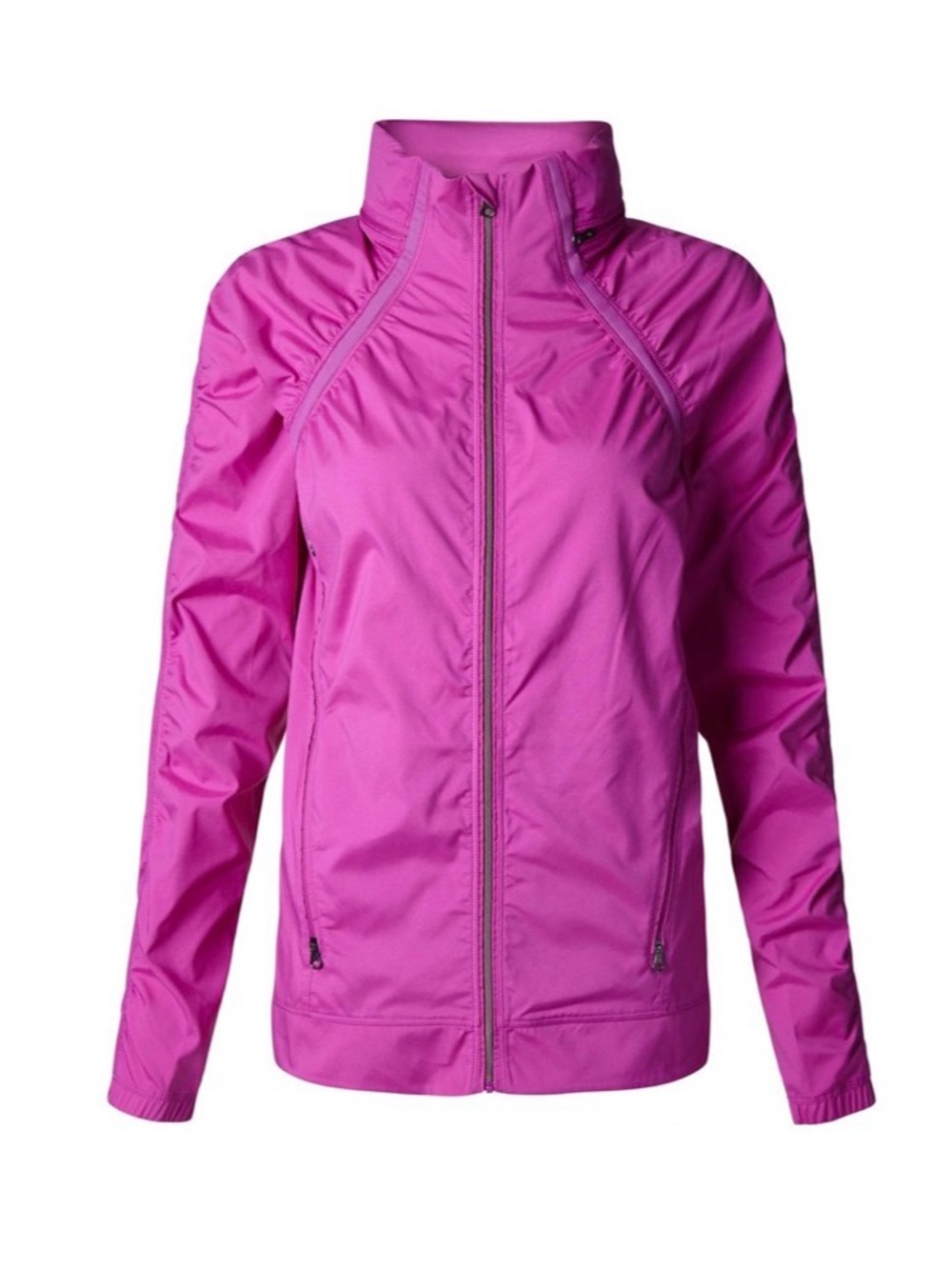 lululemon athletica Fuchsia Gather & Sprint Full-Zip Jacket - Size 12